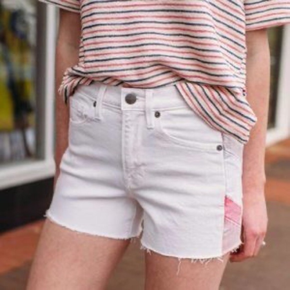 Frame “ Le Brigette” white/multicolor short